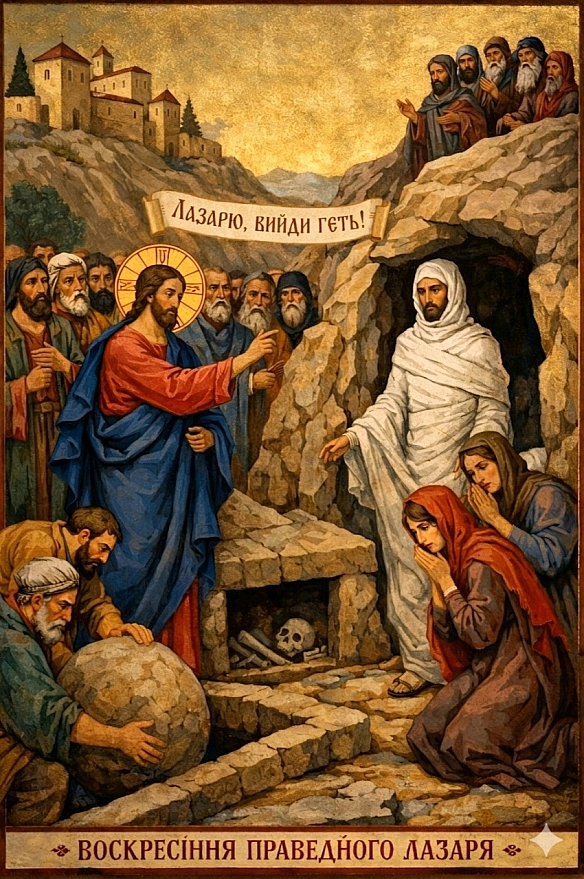 ВОСКРЕСІННЯ ПРАВЕДНОГО ЛАЗАРЯЦерква Христова в цей день згадує велике чудо - воскресіння праведного Лазаря, яке стало яскравим... - on we.ua