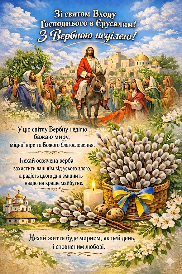 ВХІД ГОСПОДНІЙ У ЄРУСАЛИМ Після Лазаревої суботи, в останню неділю перед Великоднем, Православна Церква святкує Вхід Господній... - Наталя Шпирковська on we.ua