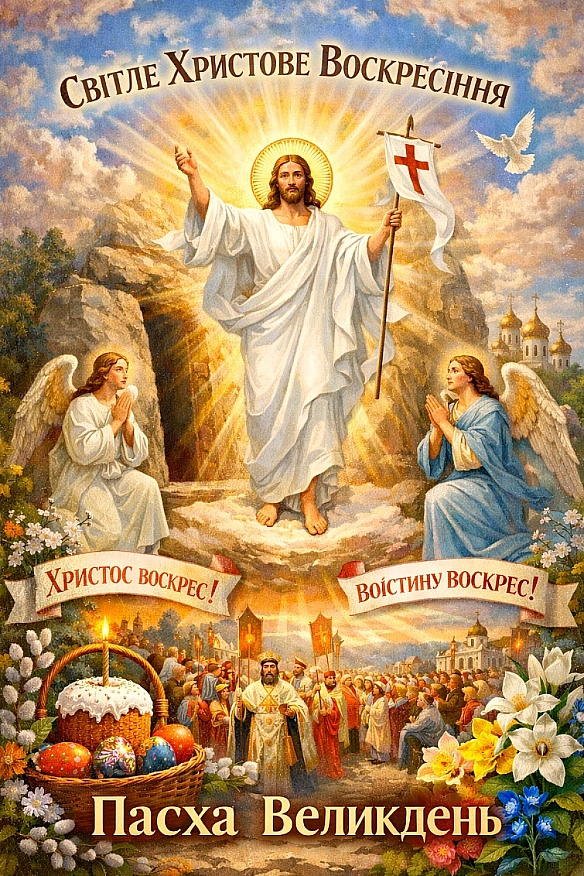 СВІТЛЕ ХРИСТОВЕ ВОСКРЕСІННЯ. ПАСХА. ВЕЛИКДЕНЬ Світле Христове Воскресіння - найголовніше свято у житті кожного християнина, т... - Наталя Шпирковська на we.ua