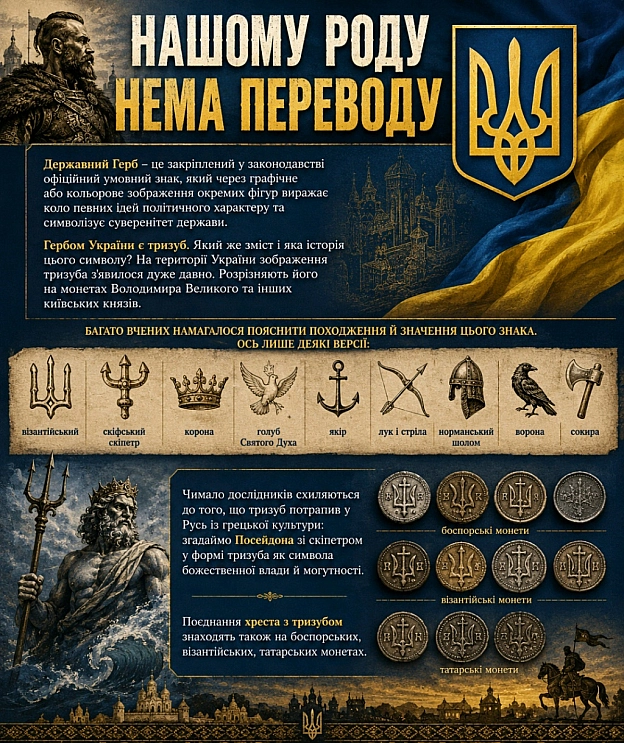 НАШОМУ РОДУ НЕМА ПЕРЕВОДУДержавний Герб - це закріплений у законодавстві офіційний умовний знак, який через графічне або кольо... - Наталя Шпирковська на we.ua